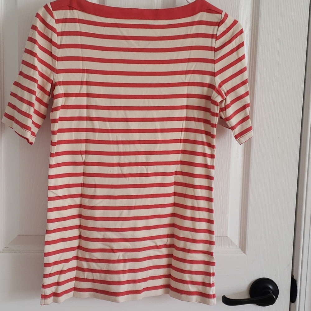 Talbots Striped Weekend Tee - Picture 4 of 5